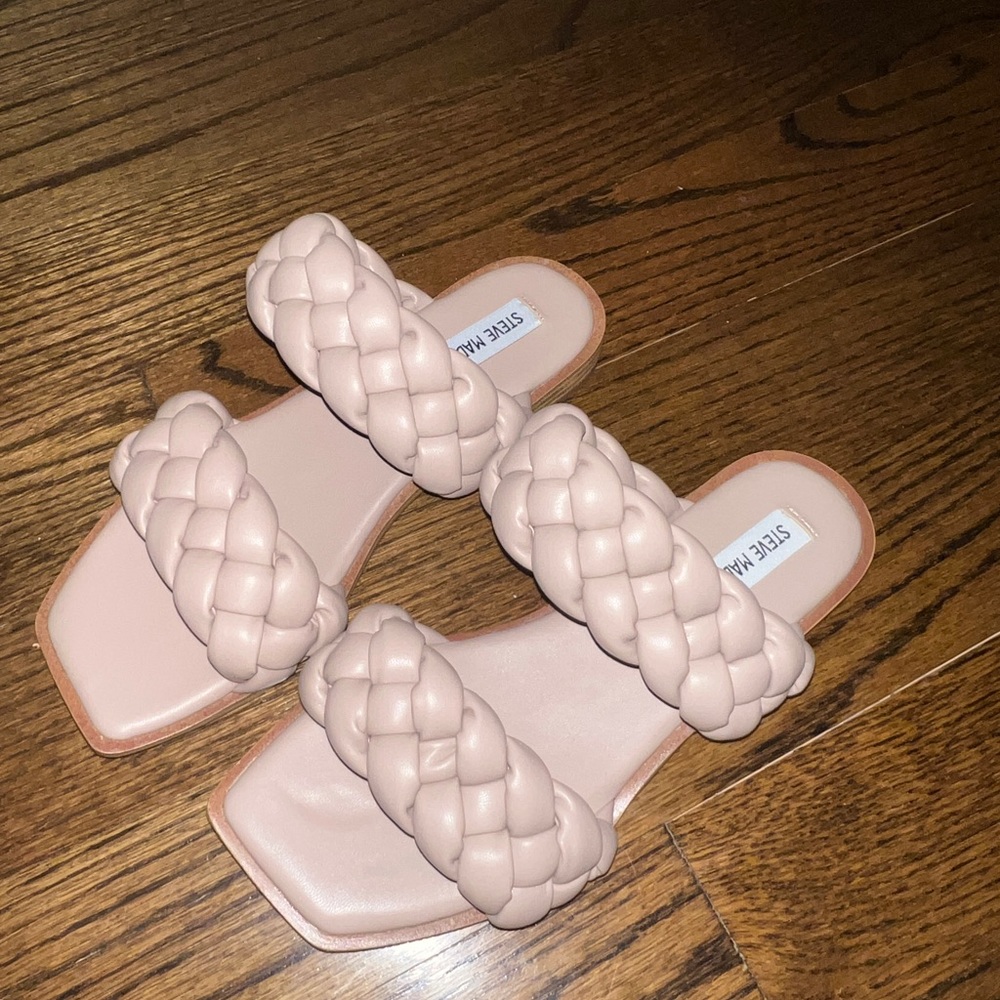 Steve Madden slide on sandals